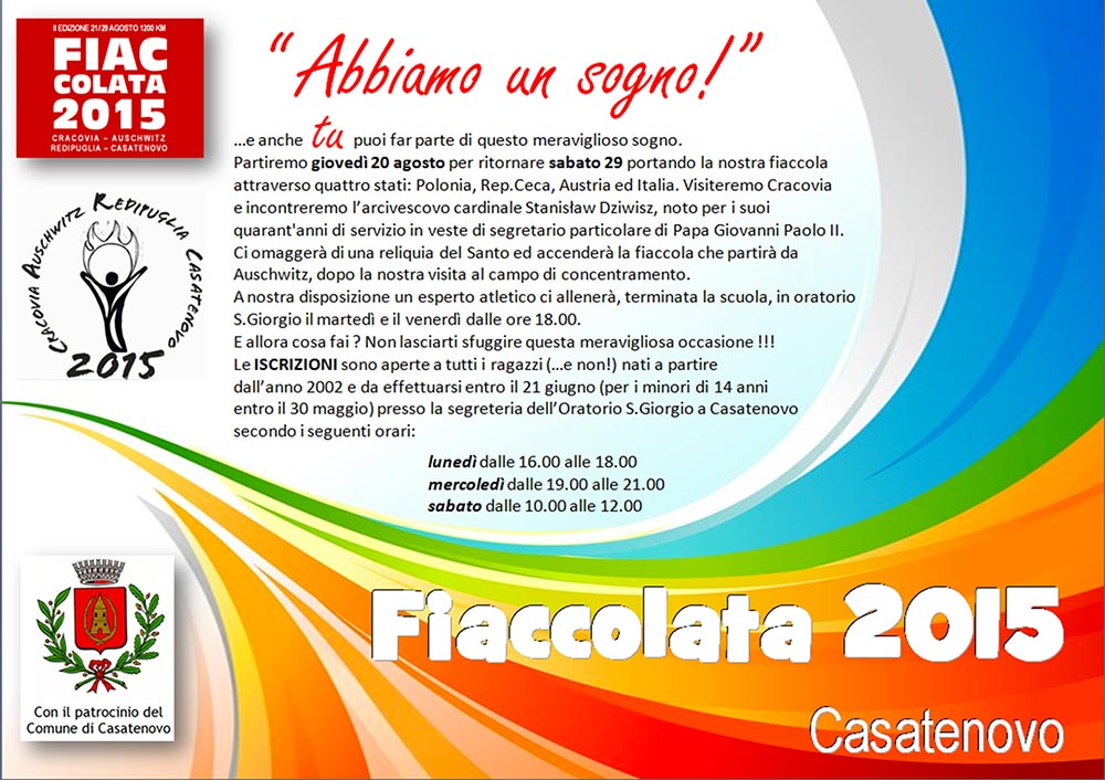 Riva Assicurazioni Casatenovo fiaccolata